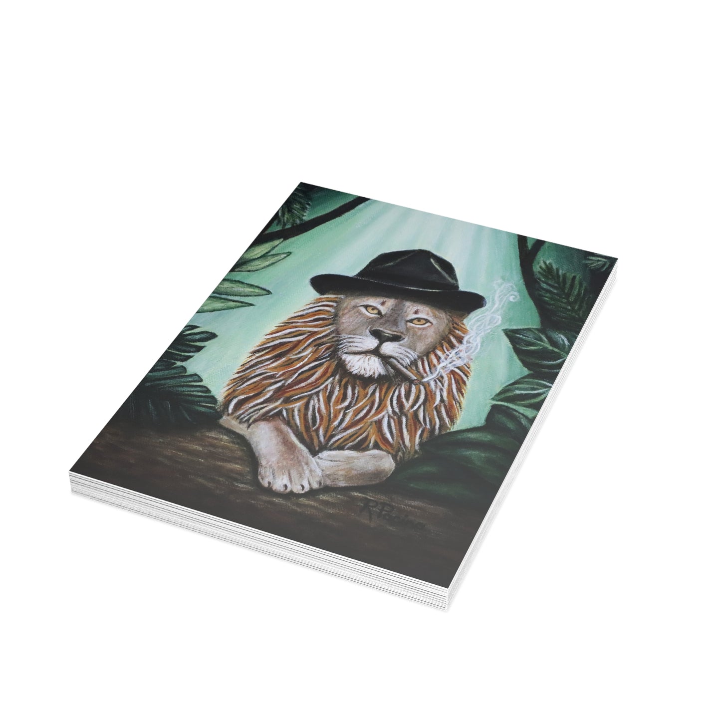 Don Leone – 5x7 Greeting Card, Single or 10-Pack, Original Art by Roberta Pacino