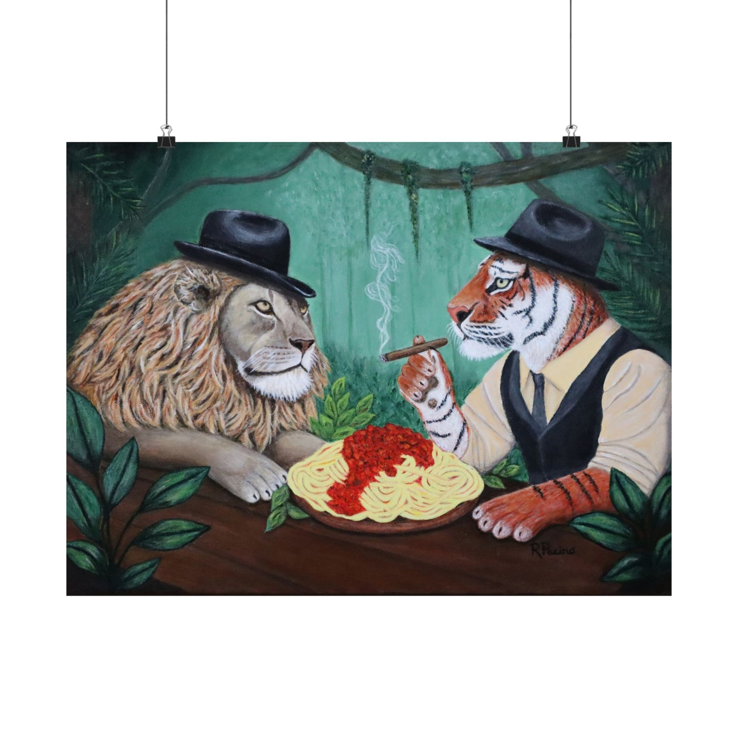 The Sit-Down – Noir Gangster Lion & Tiger