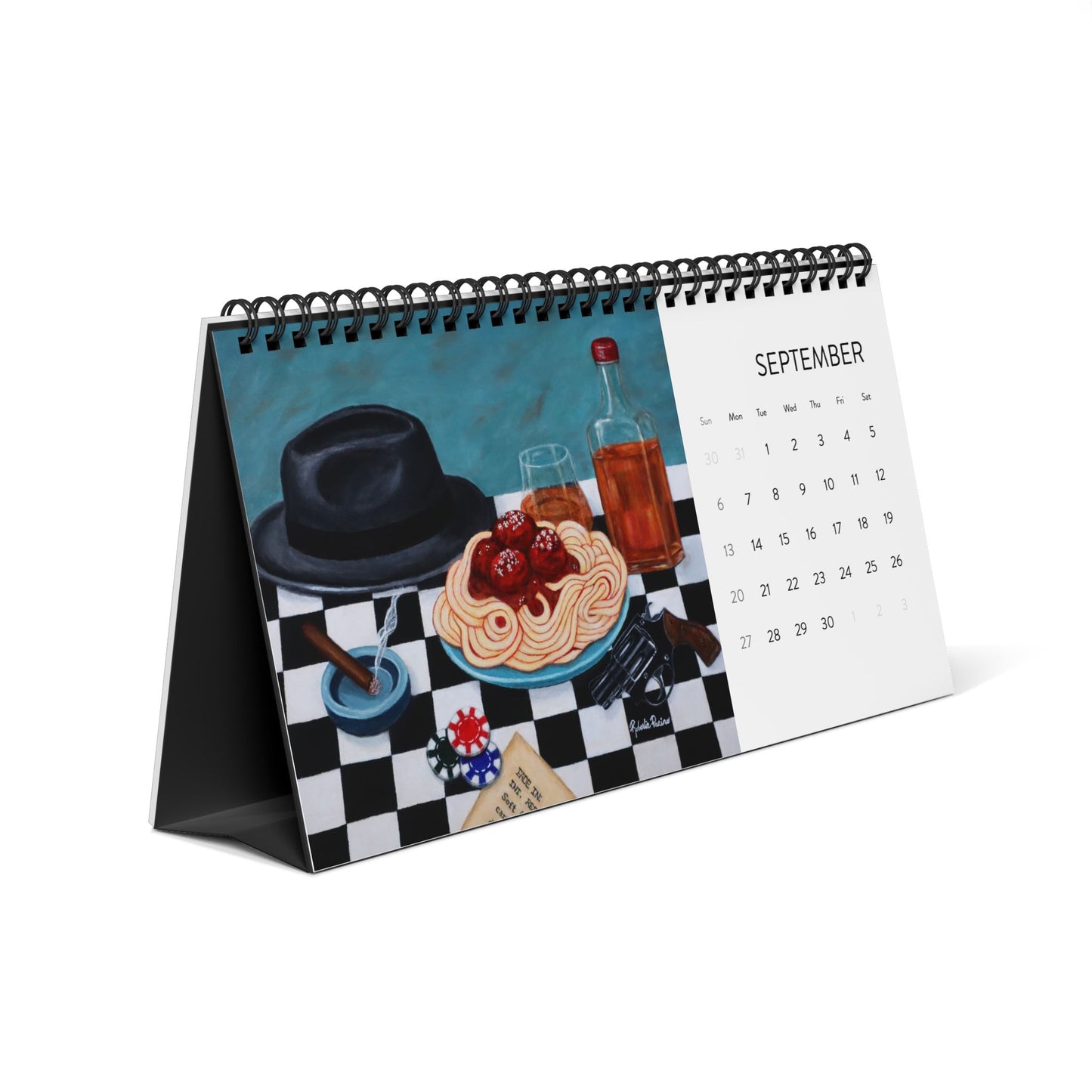 2026 Desk Calendar – Seasonal Art by Roberta Pacino