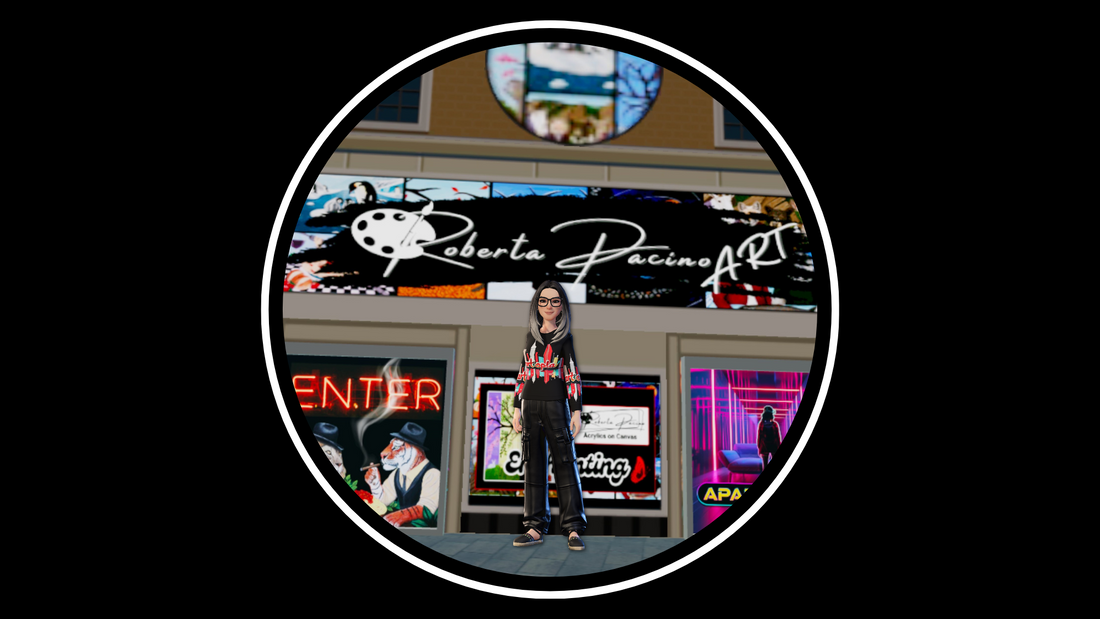 “Roberta Pacino VR art gallery—gentle invitation for traditional artists”
