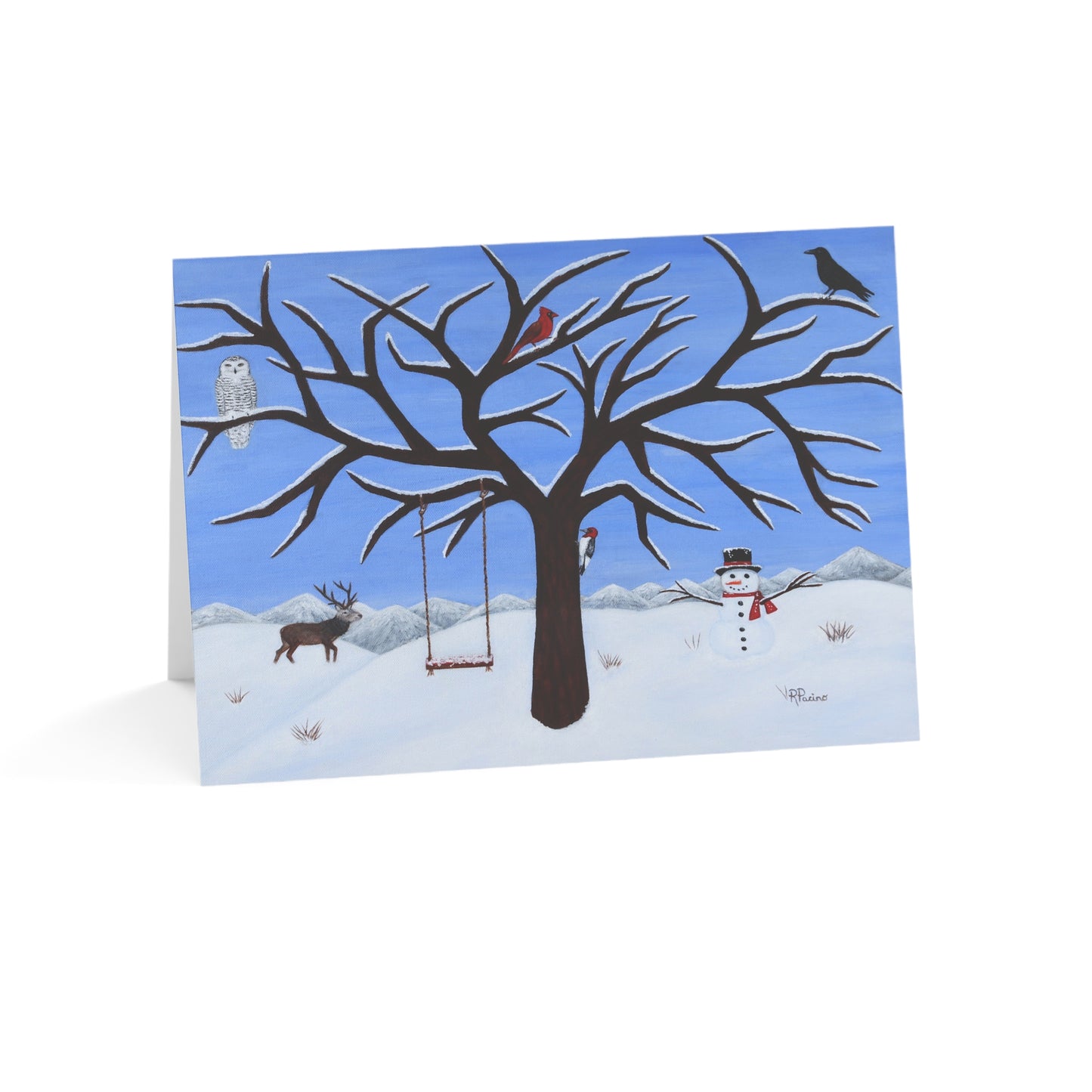 Pure Presence – 7x5 Greeting Card, Single or 10-Pack, Original Art by Roberta Pacino