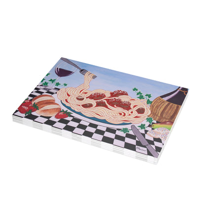 Sicilian Comfort – 7x5 Greeting Card, Single or 10-Pack, Original Art by Roberta Pacino