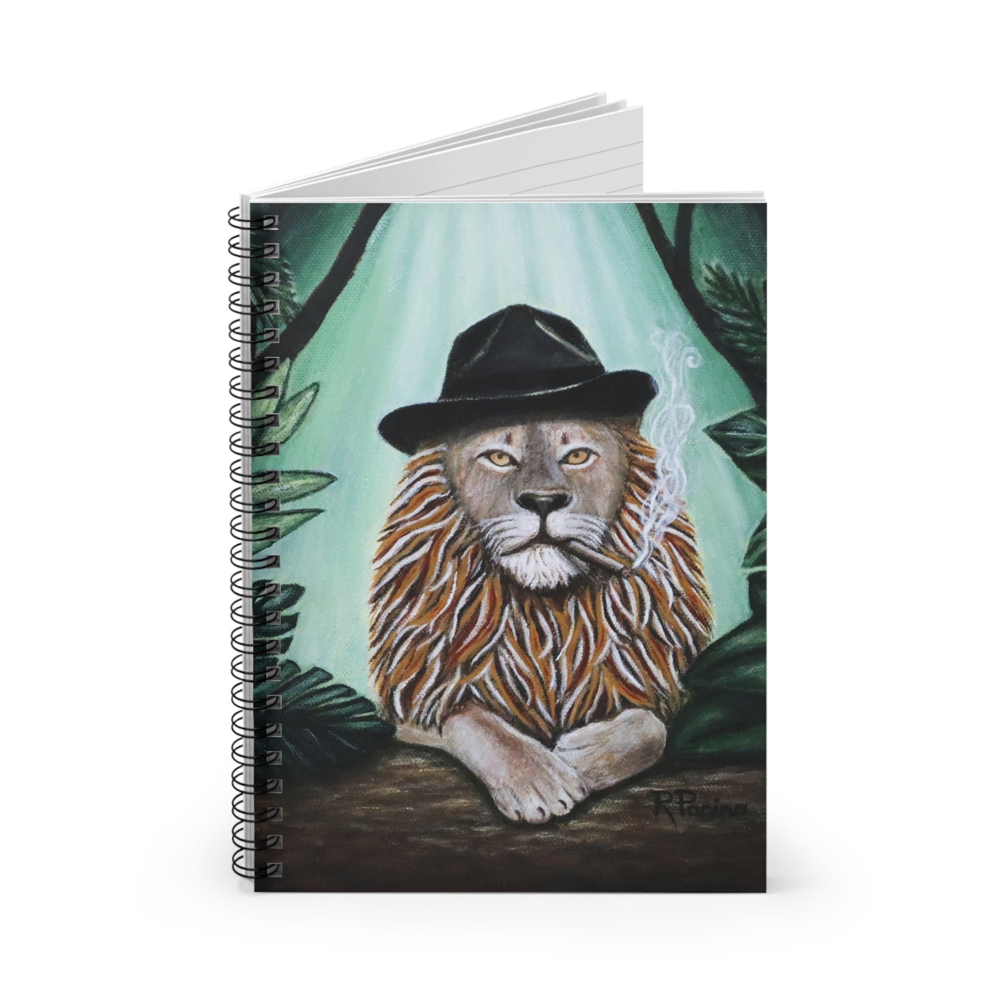 Whimsical Animal Spiral Notebook – Don Leone by Roberta Pacino