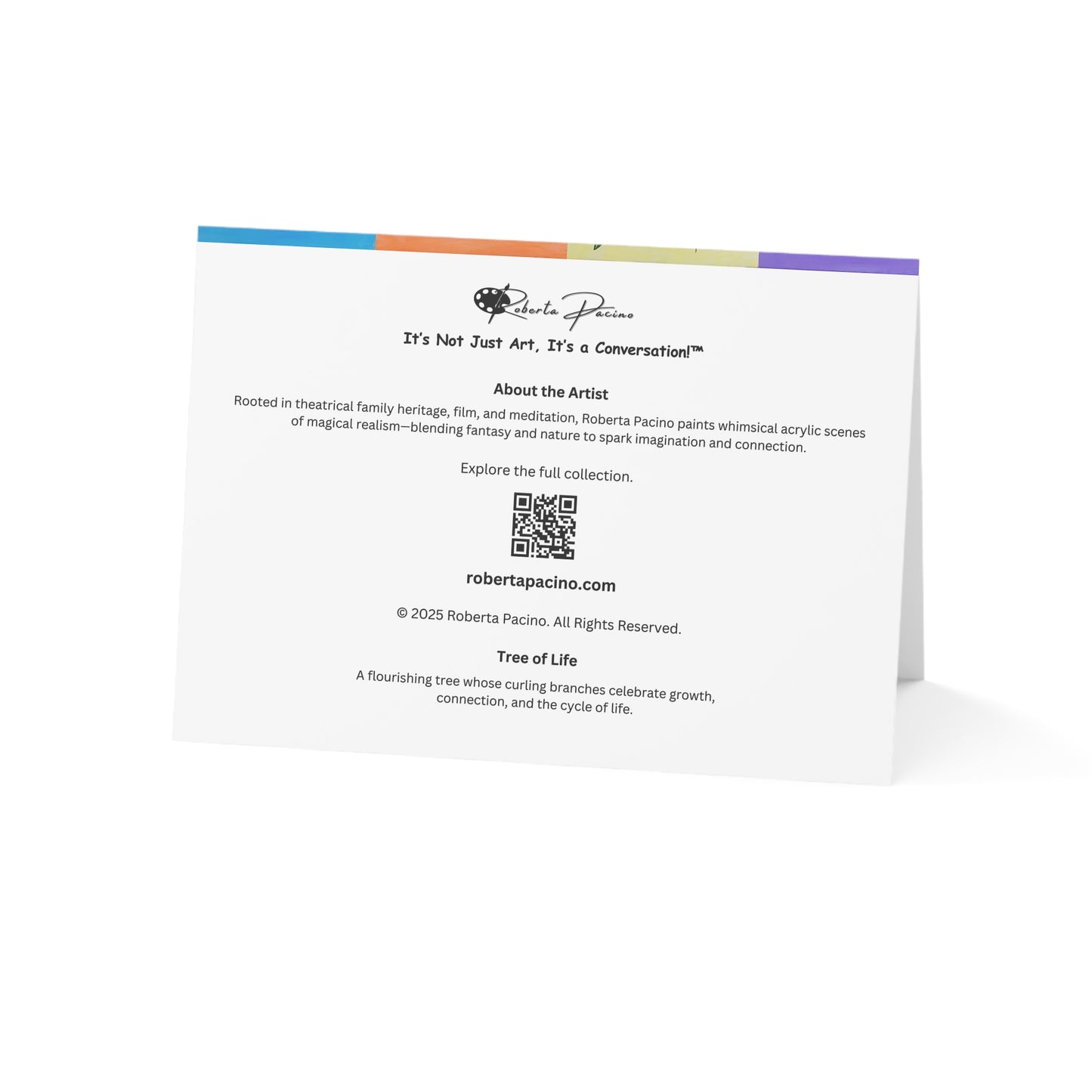 Tree of Life – 7x5 Greeting Card, Single or 10-Pack, Original Art by Roberta Pacino