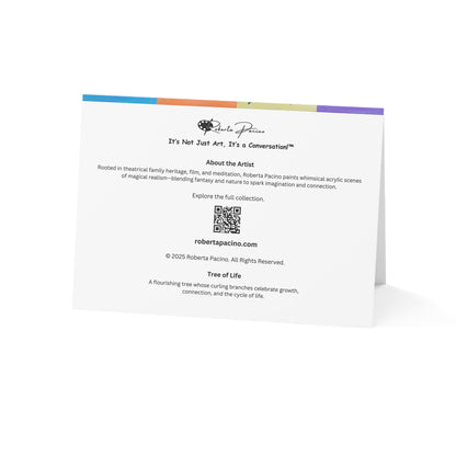 Tree of Life – 7x5 Greeting Card, Single or 10-Pack, Original Art by Roberta Pacino