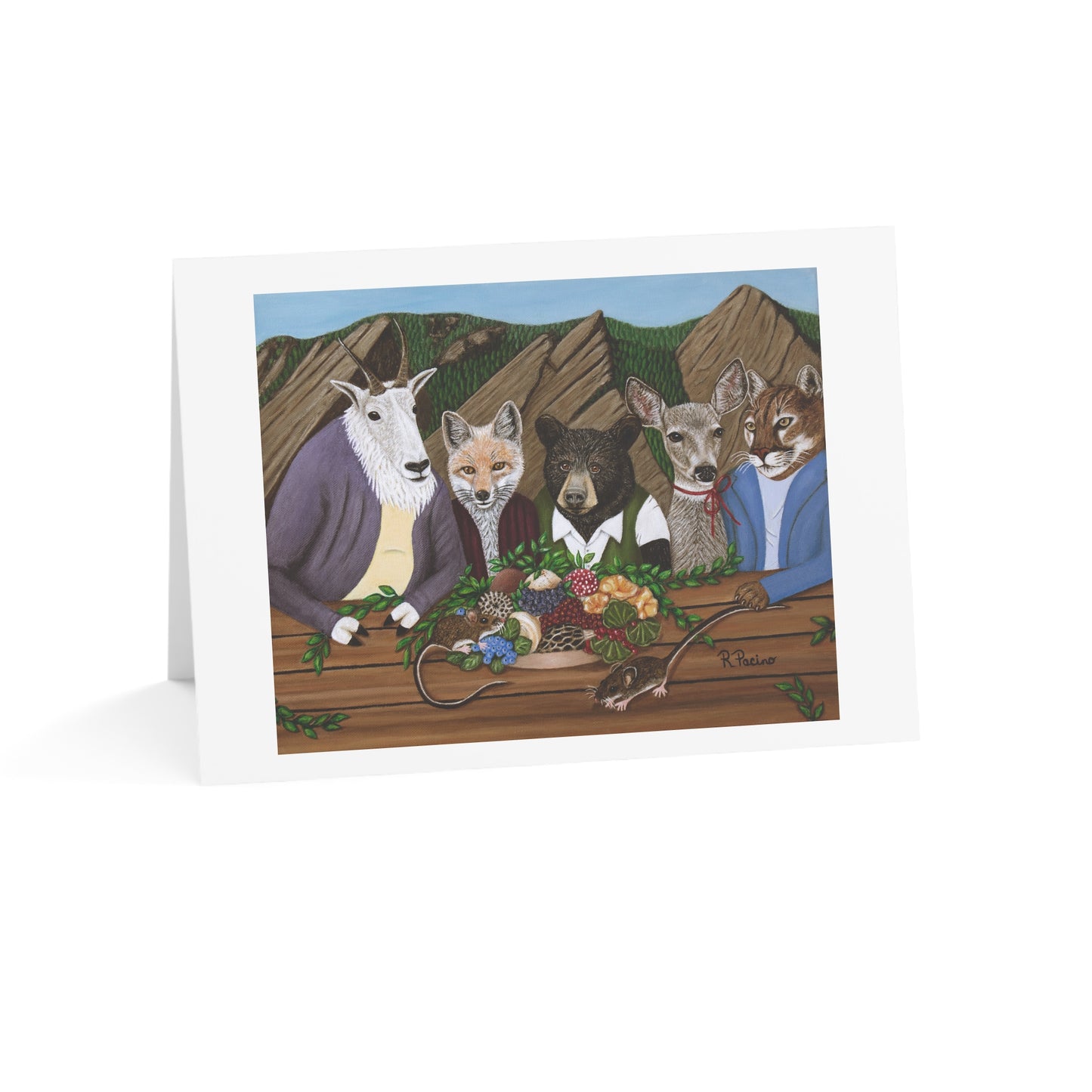 Mountain Meal Greeting Card