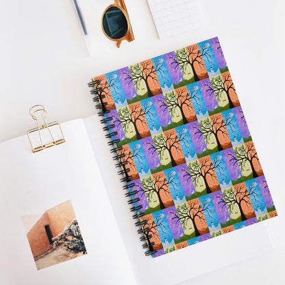 Art Spiral Notebook – Four Seasons Tree of Life by Roberta Pacino