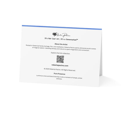 Pure Presence – 7x5 Greeting Card, Single or 10-Pack, Original Art by Roberta Pacino