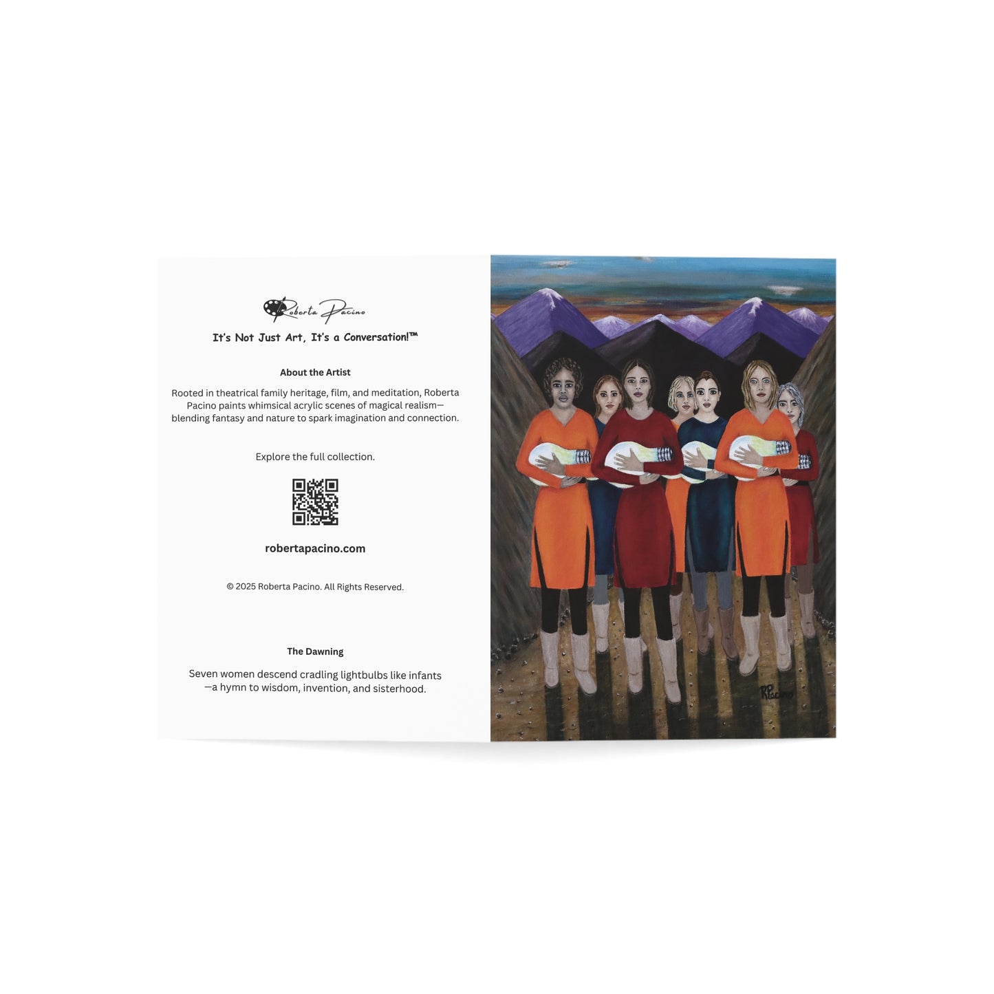 The Dawning – 5x7 Greeting Card, Single or 10-Pack, Original Art by Roberta Pacino