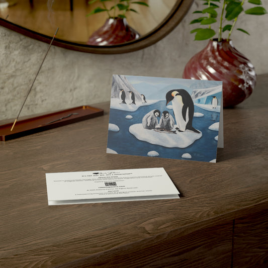 Icy Love – 7x5 Greeting Card, Single or 10-Pack, Original Art by Roberta Pacino