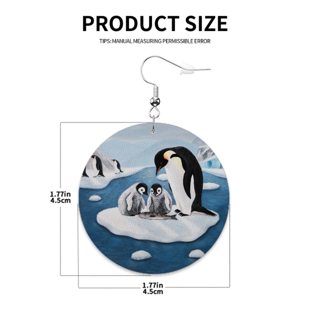 Icy Love – Lightweight Art Earrings – by Roberta Pacino