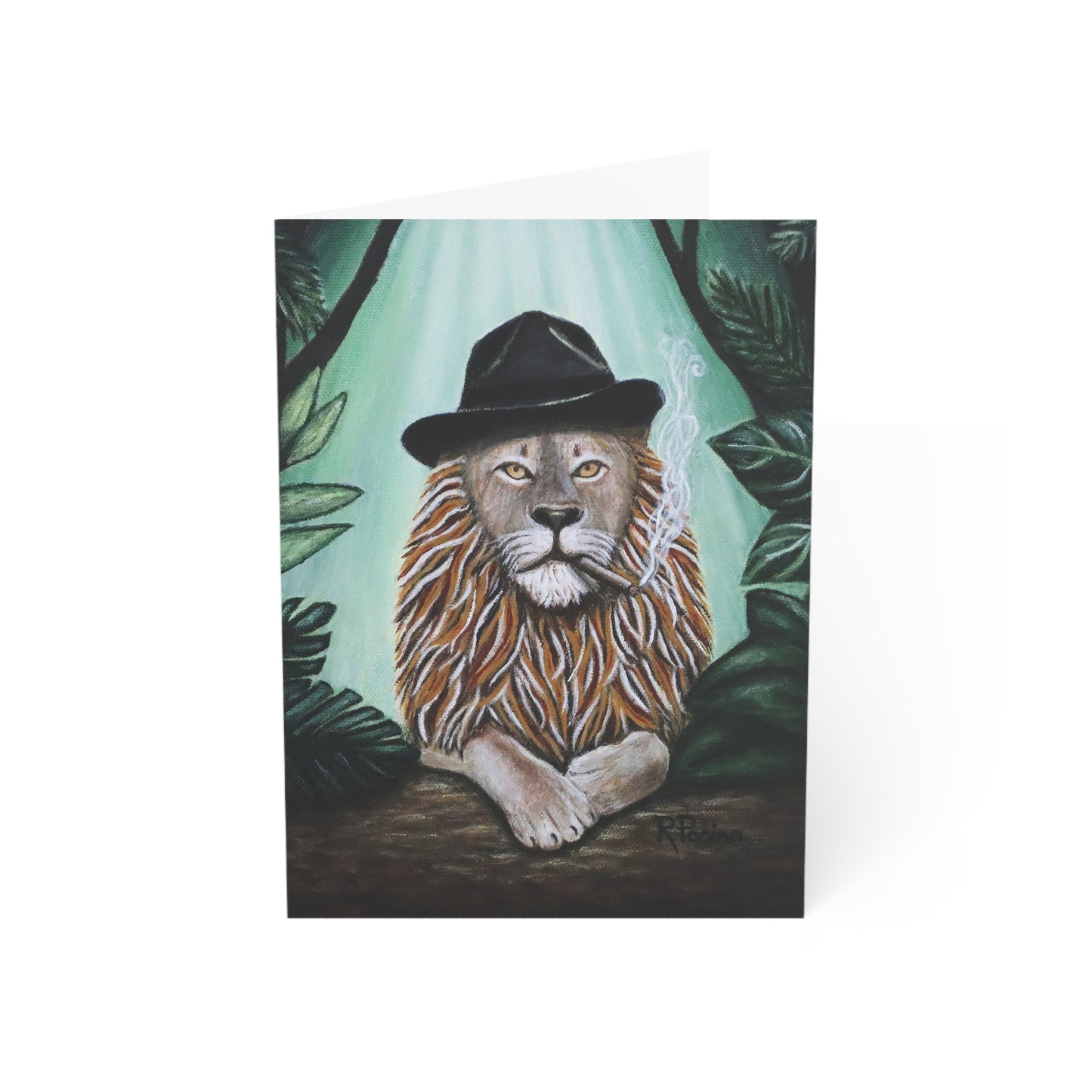 Don Leone – 5x7 Greeting Card, Single or 10-Pack, Original Art by Roberta Pacino