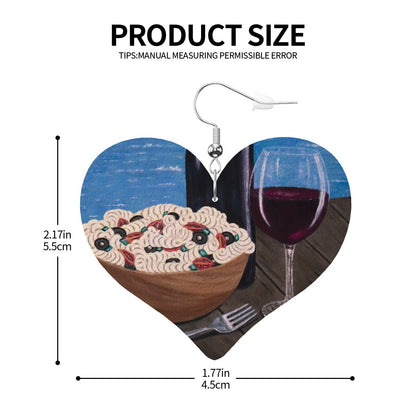 Al Fresco at the Pier – Lightweight Art Earrings – by Roberta Pacino