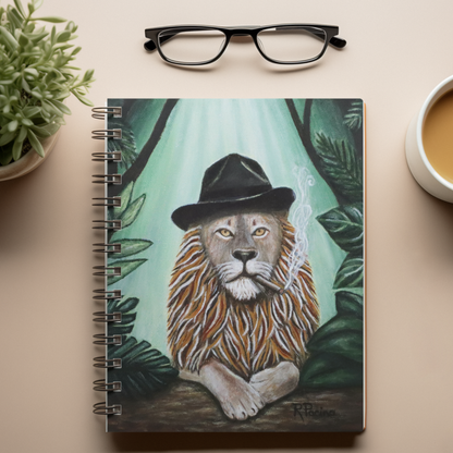 Whimsical Animal Spiral Notebook – Don Leone by Roberta Pacino