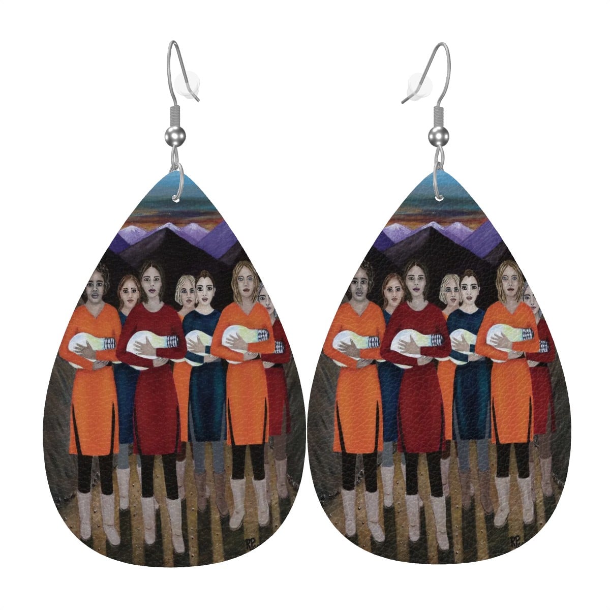 The Dawning – Lightweight Art Earrings – by Roberta Pacino