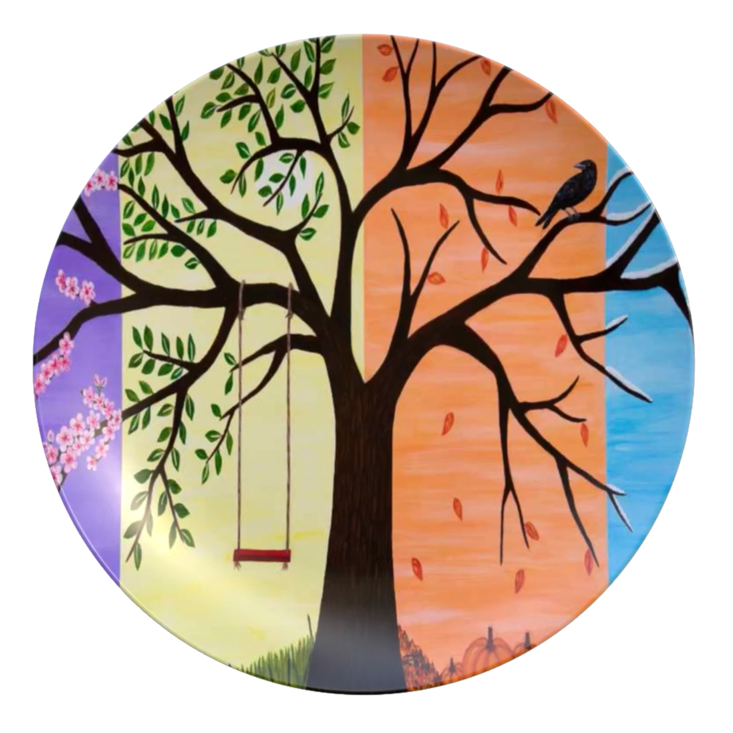 Tree of Life – Dinner Plate, Original Art by Roberta Pacino