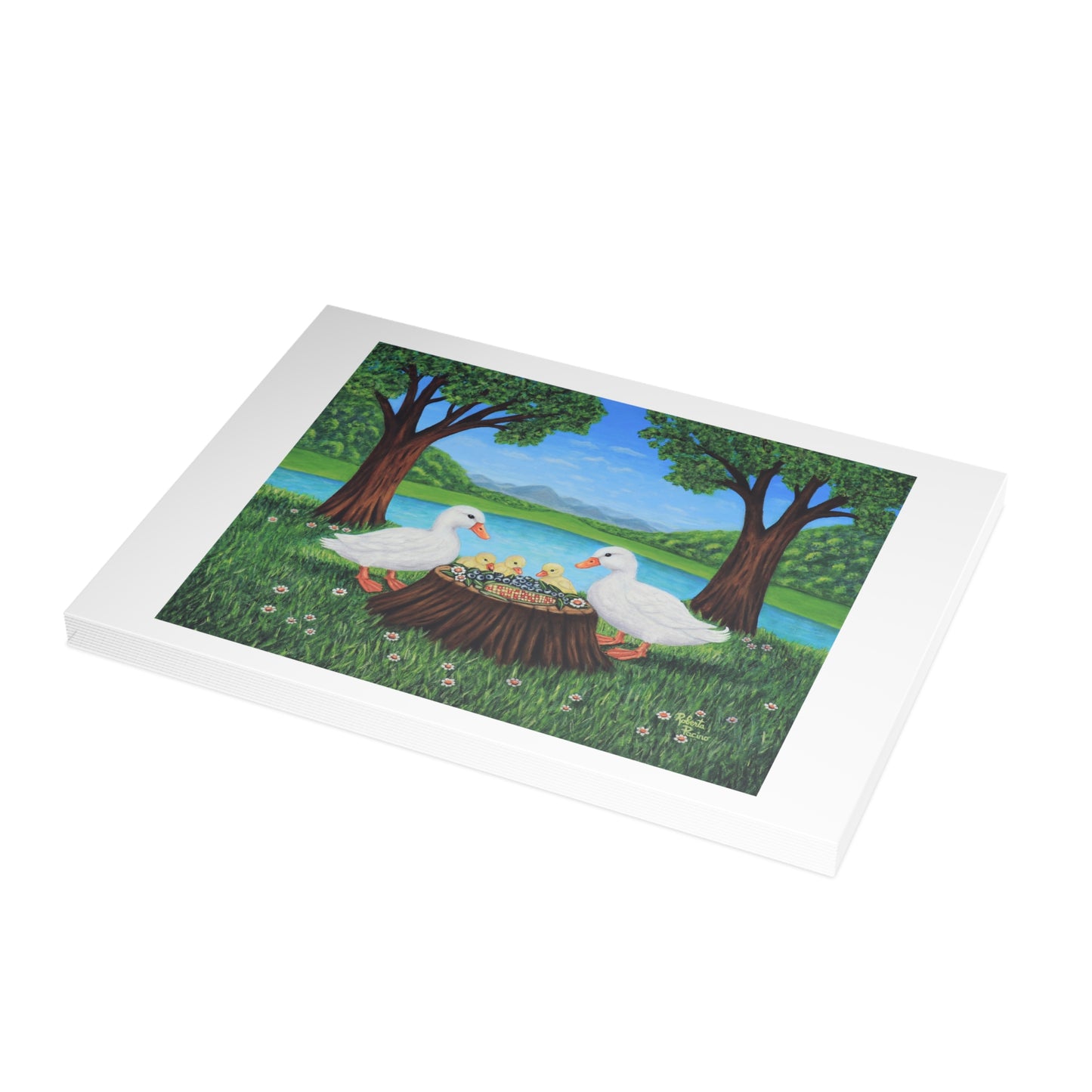 Sunlit Supper Greeting Card