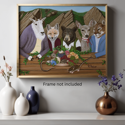Mountain Meal Print