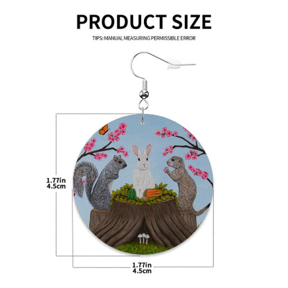 Garden Gathering – Lightweight Art Earrings – by Roberta Pacino