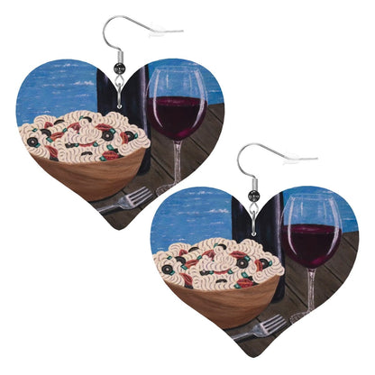 Al Fresco at the Pier – Lightweight Art Earrings – by Roberta Pacino