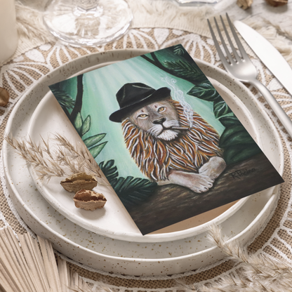 Don Leone – 5x7 Greeting Card, Single or 10-Pack, Original Art by Roberta Pacino