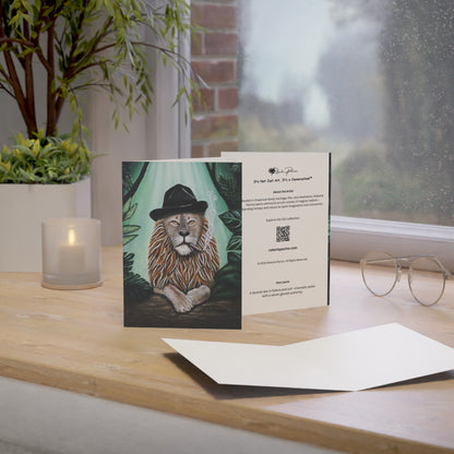 Don Leone – 5x7 Greeting Card, Single or 10-Pack, Original Art by Roberta Pacino