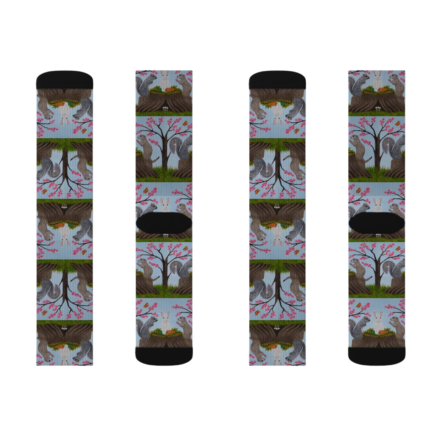 Garden Gathering – Unisex Socks, 3 Sizes, Original Art by Roberta Pacino