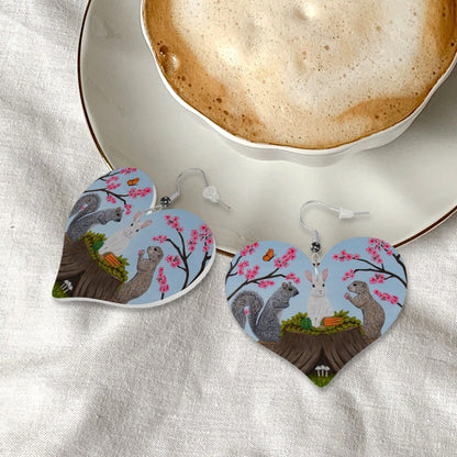 Garden Gathering – Lightweight Art Earrings – by Roberta Pacino