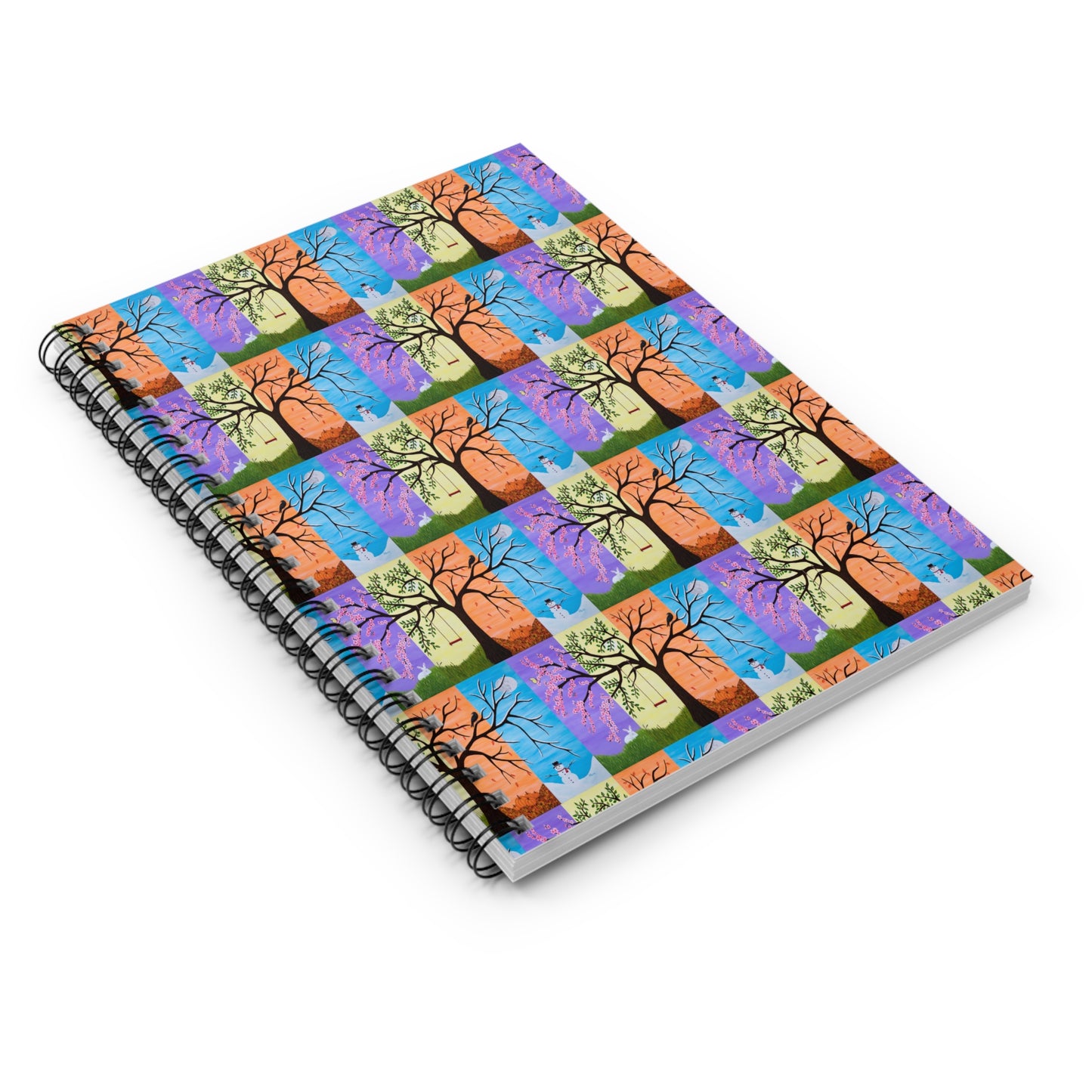 Art Spiral Notebook – Four Seasons Tree of Life by Roberta Pacino