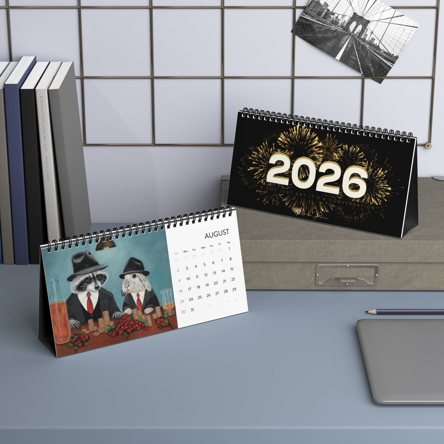 2026 Desk Calendar – Seasonal Art by Roberta Pacino