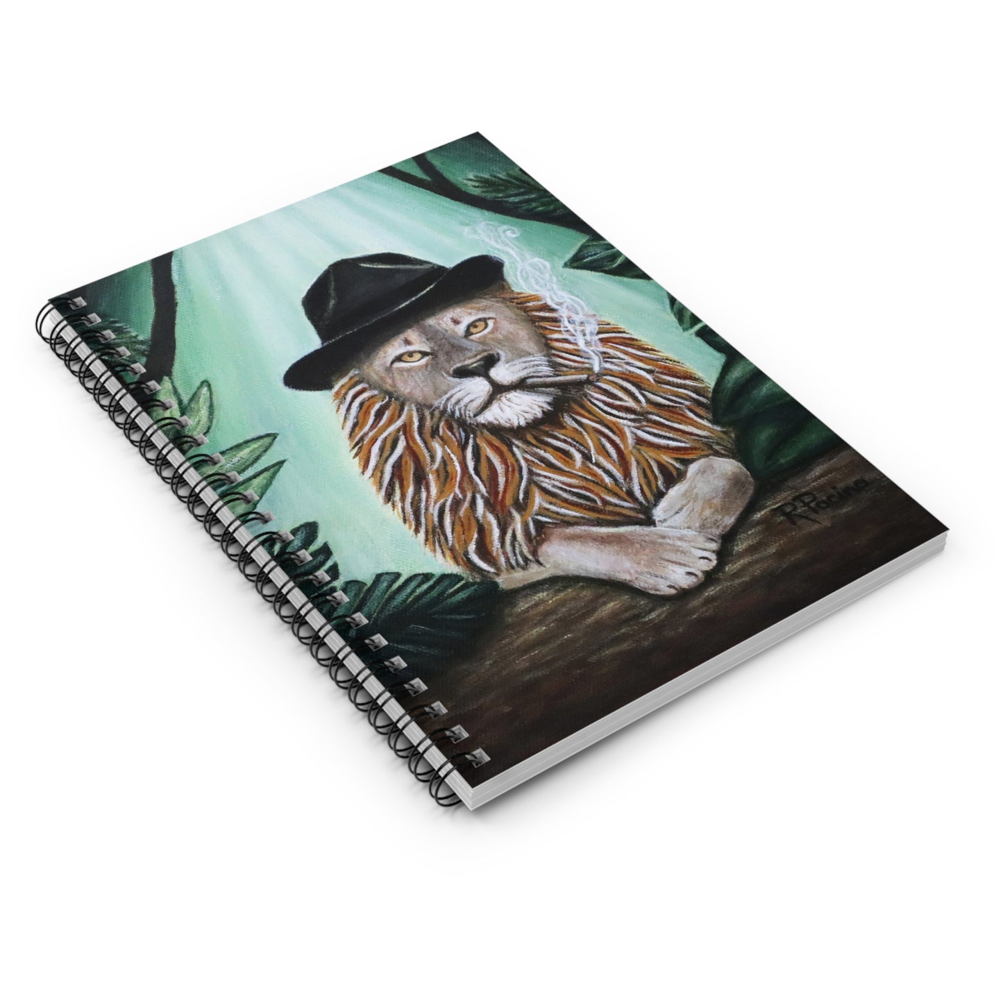 Whimsical Animal Spiral Notebook – Don Leone by Roberta Pacino