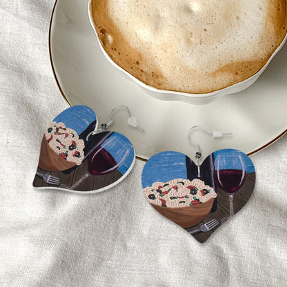 Al Fresco at the Pier – Lightweight Art Earrings – by Roberta Pacino