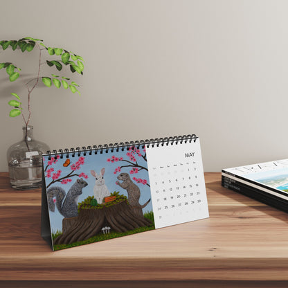 2026 Desk Calendar – Seasonal Art by Roberta Pacino
