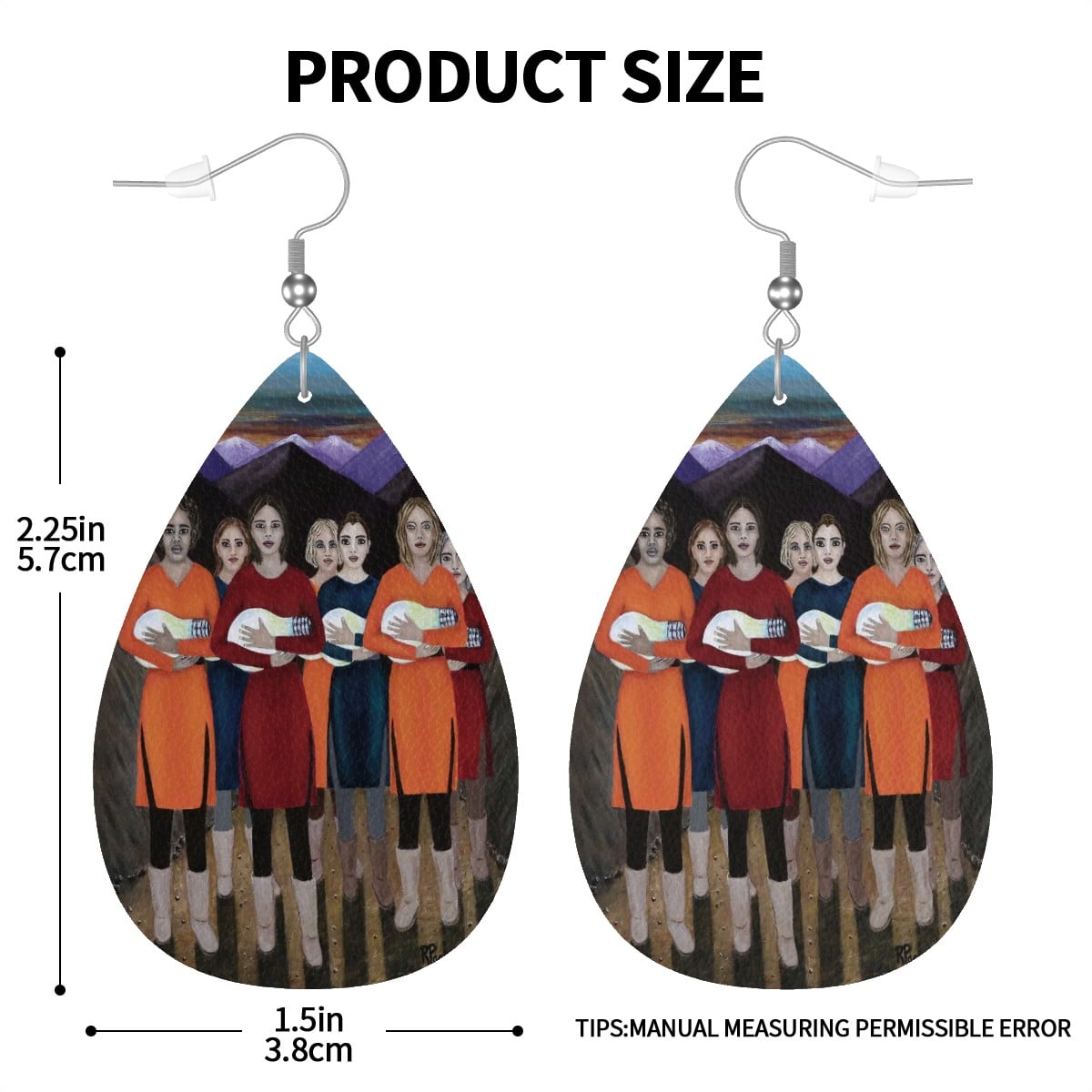 The Dawning – Lightweight Art Earrings – by Roberta Pacino