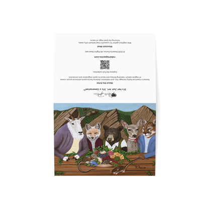 Mountain Meal – 7x5 Greeting Card, Single or 10-Pack, Original Art by Roberta Pacino