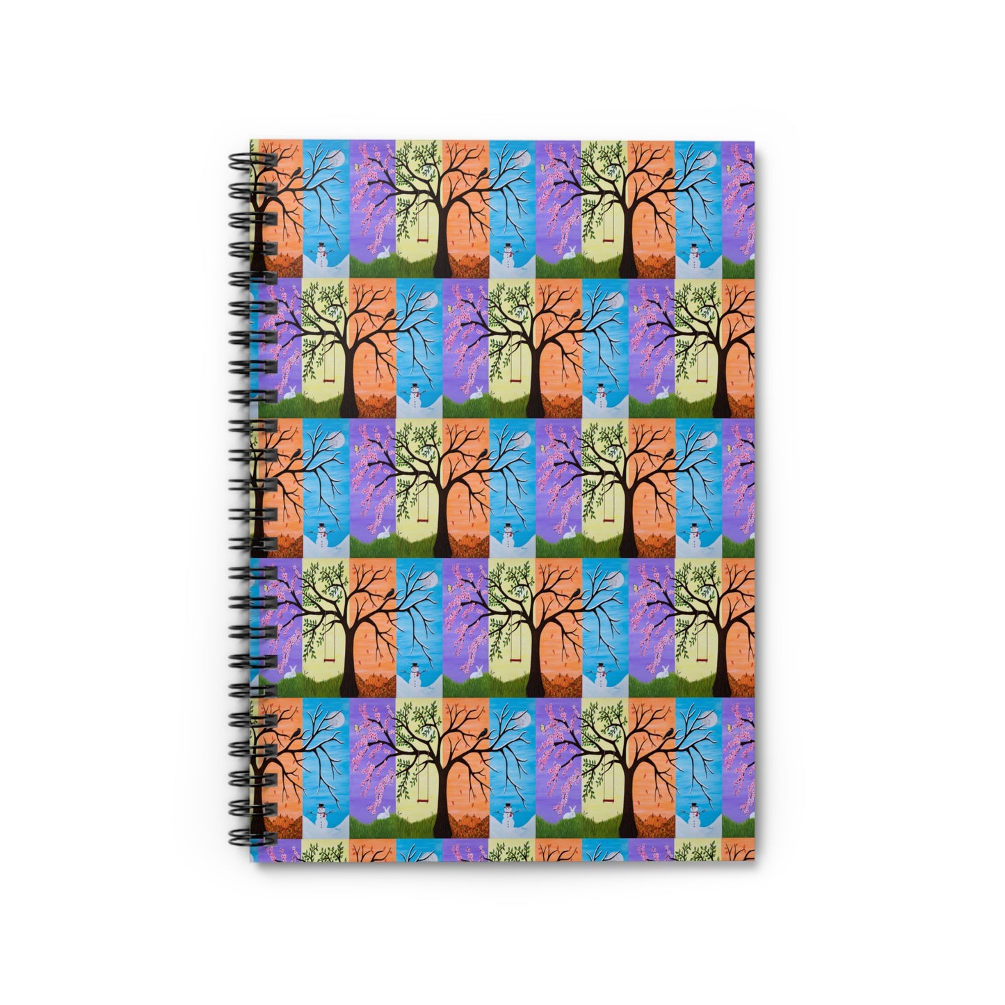 Art Spiral Notebook – Four Seasons Tree of Life by Roberta Pacino