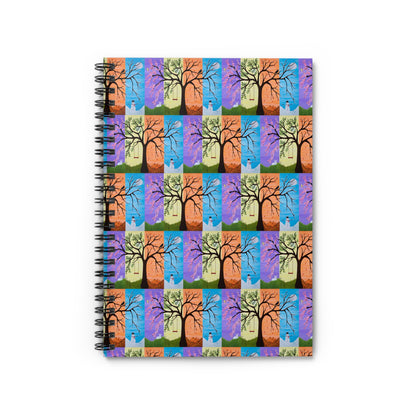 Art Spiral Notebook – Four Seasons Tree of Life by Roberta Pacino