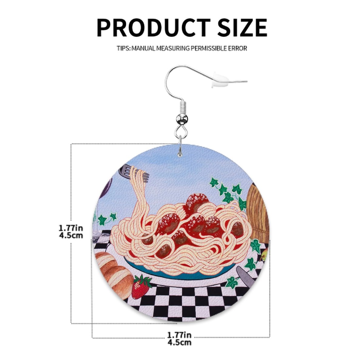 Sicilian Comfort – Lightweight Art Earrings – by Roberta Pacino