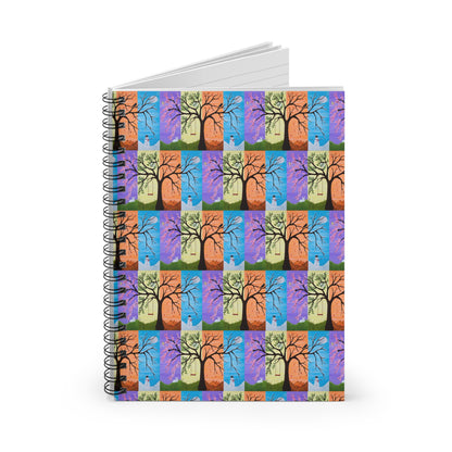 Art Spiral Notebook – Four Seasons Tree of Life by Roberta Pacino