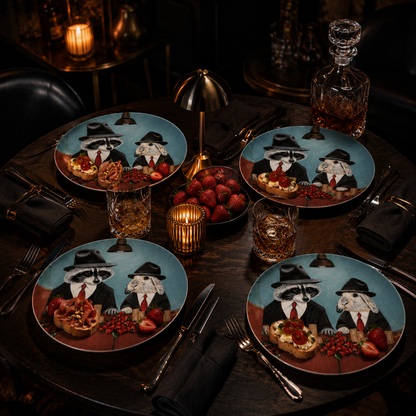 Sweet Deal – Dinner Plate, Original Art by Roberta Pacino