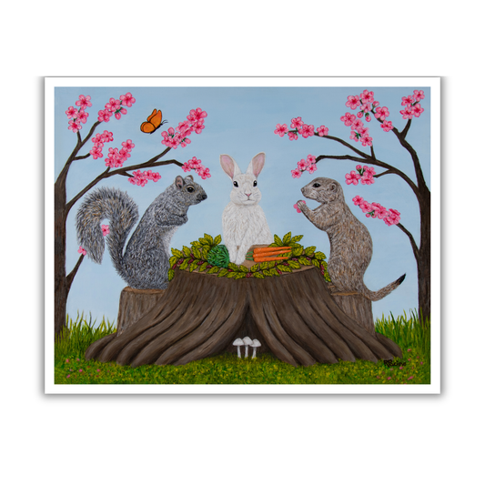 Garden Gathering – Museum Print (10 x 8)