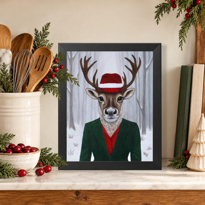 Roxy Reindeer – Classic Framed Print