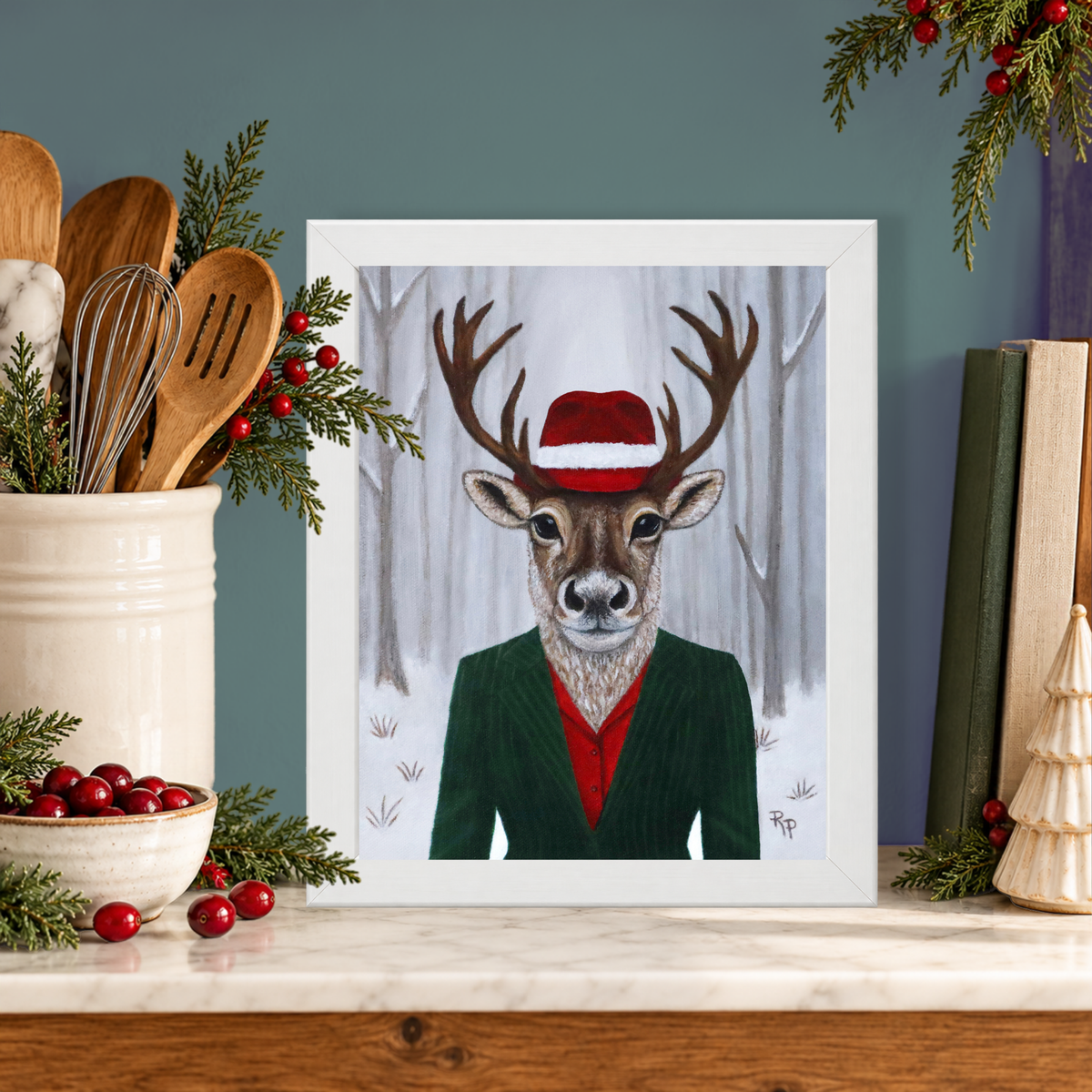 Roxy Reindeer – Classic Framed Print
