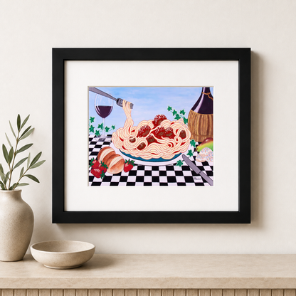Sicilian Comfort Framed Print