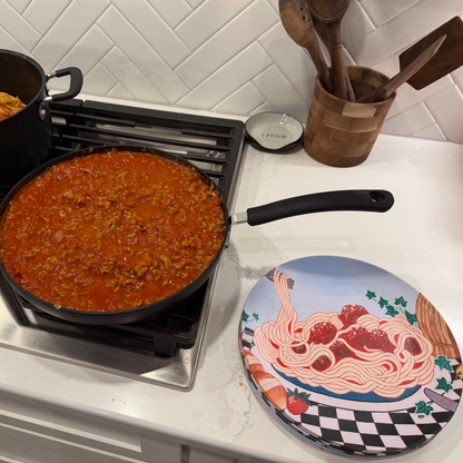 Sicilian Comfort – Dinner Plate, Original Art by Roberta Pacino