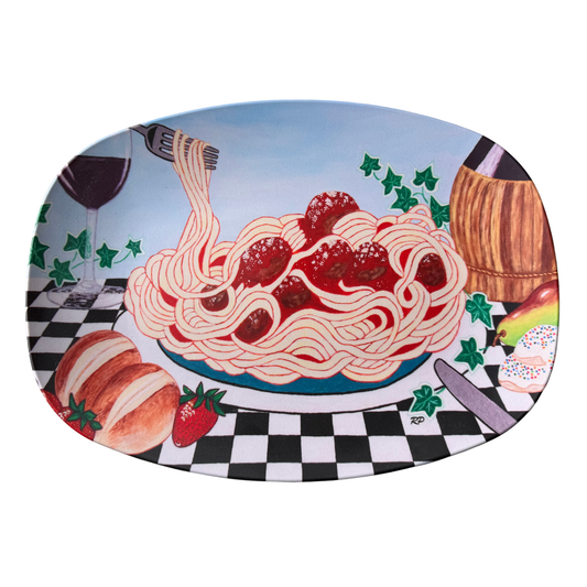 Sicilian Comfort – Platter, Original Art by Roberta Pacino