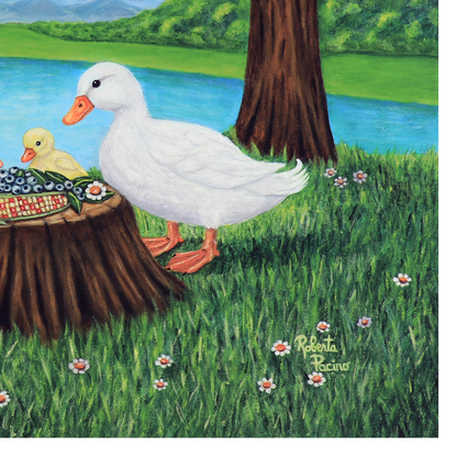 Sunlit Supper Print