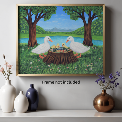 Sunlit Supper Print