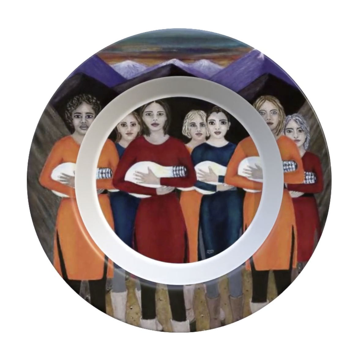 The Dawning – Bowl, Original Art by Roberta Pacino