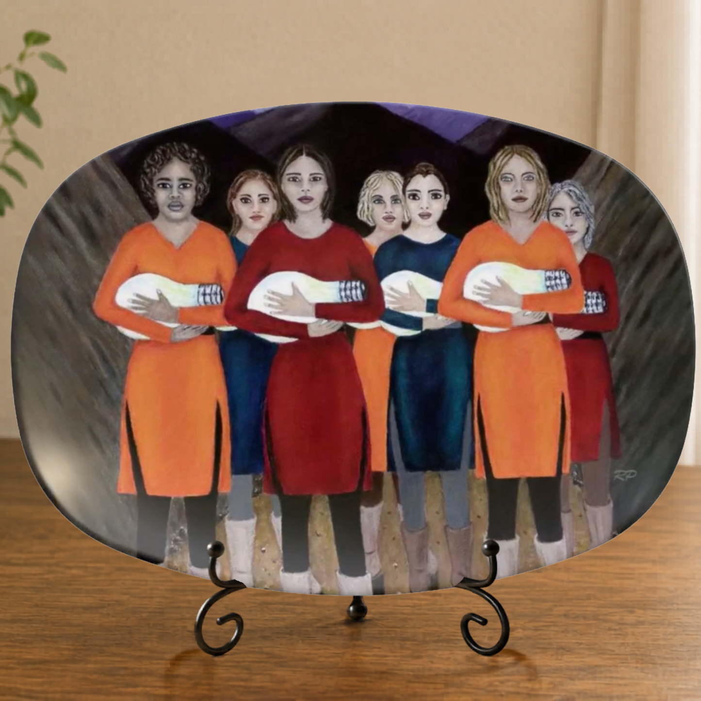The Dawning – Serving Platter, Original Art by Roberta Pacino